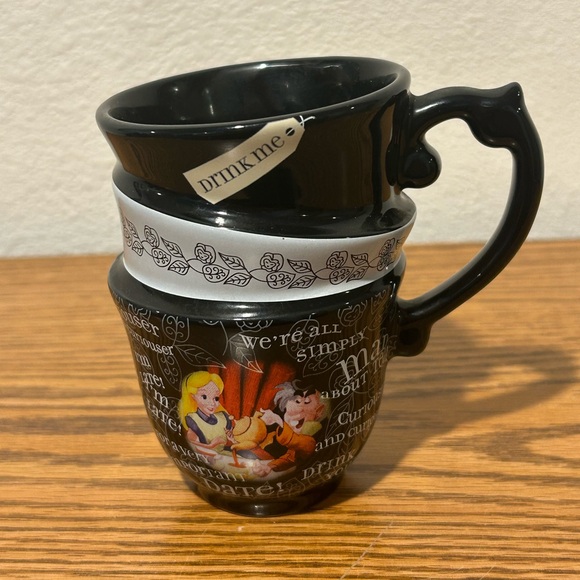 Disney Other - Disney Black and White Ceramic Mug with Vintage Design